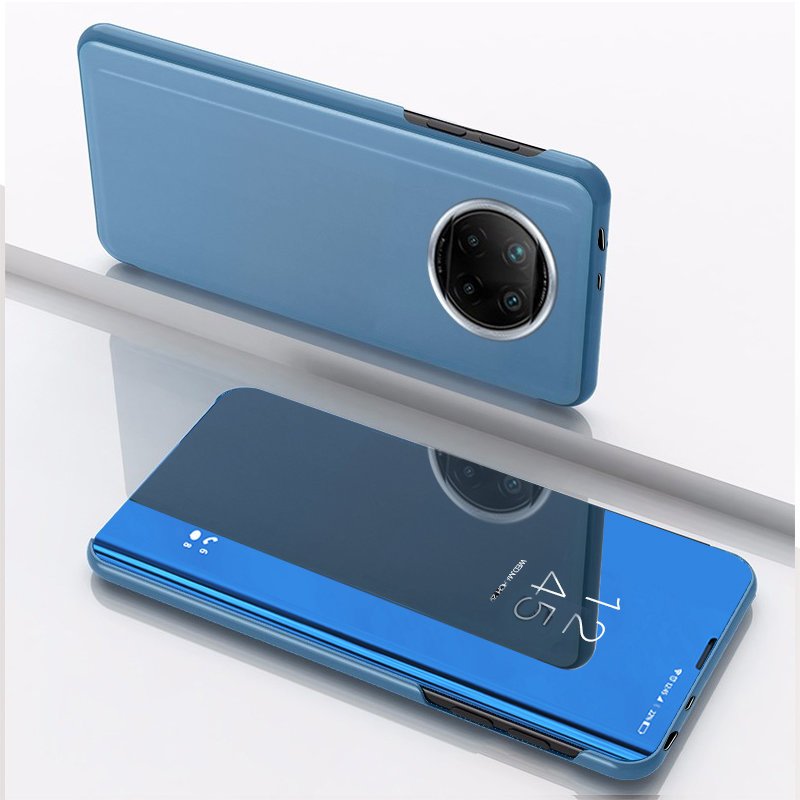 Pouzdro Clear View pro Xiaomi Redmi Note 9T 5G - Modrá