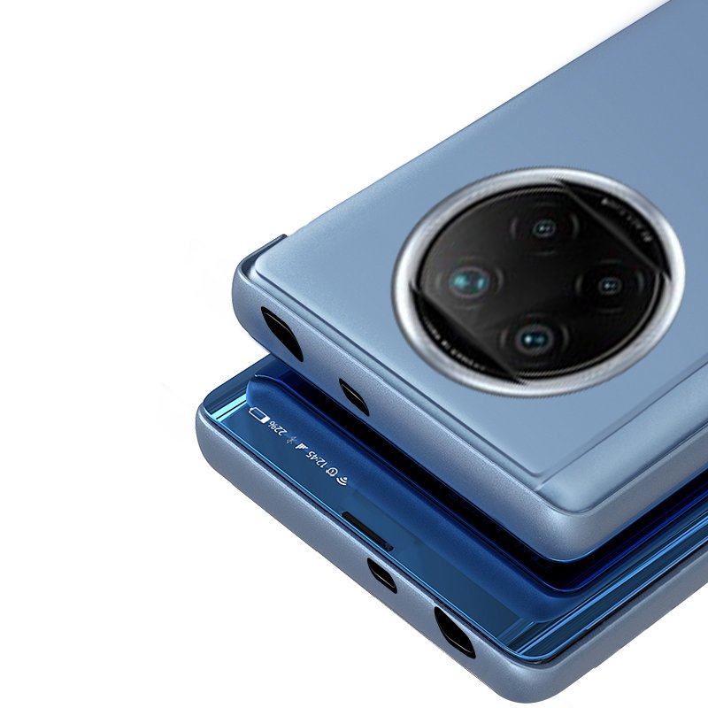 Pouzdro Clear View pro Xiaomi Redmi Note 9T 5G - Modrá