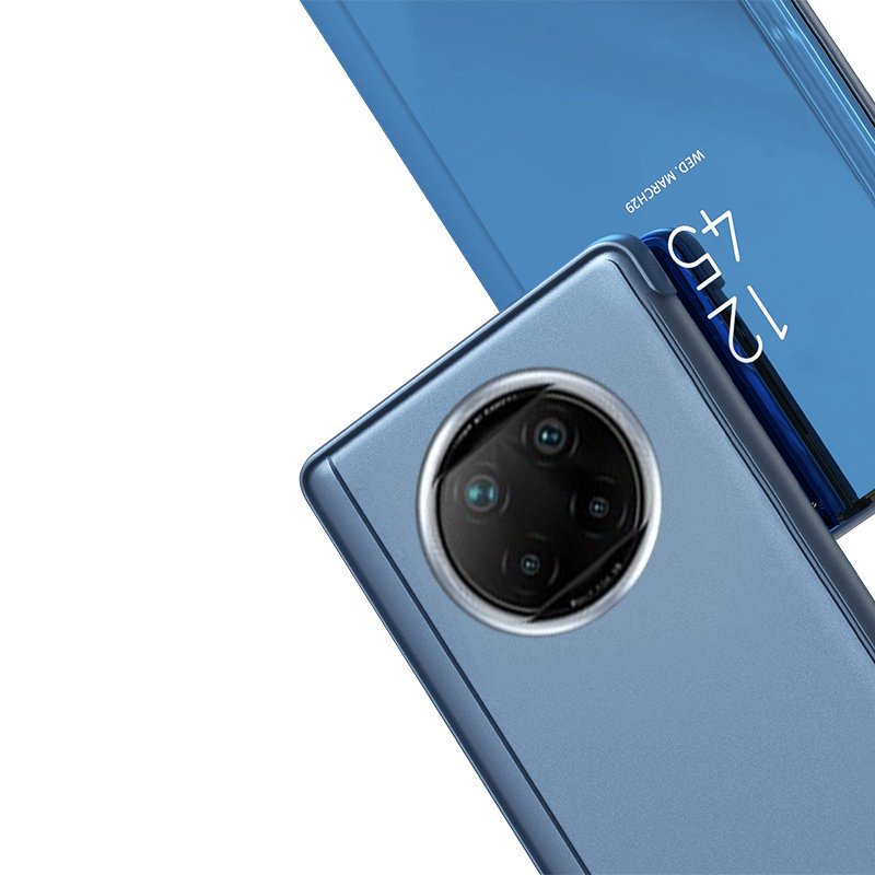 Pouzdro Clear View pro Xiaomi Redmi Note 9T 5G - Modrá