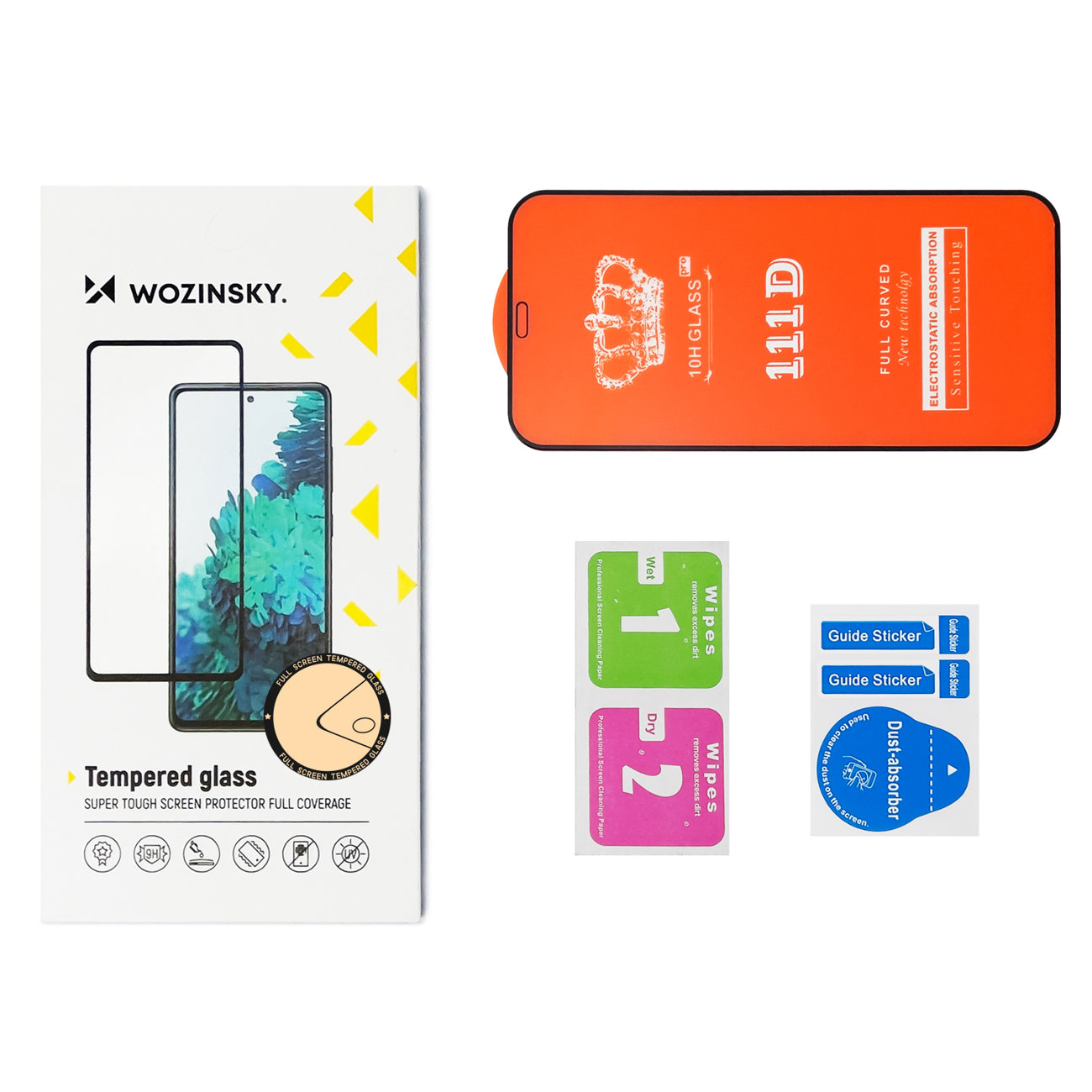Wozinsky ohebné ochranné sklo pro Samsung Galaxy A13 5G/Galaxy A04s/Galaxy A04e/Galaxy A04/Galaxy A03 - Černá