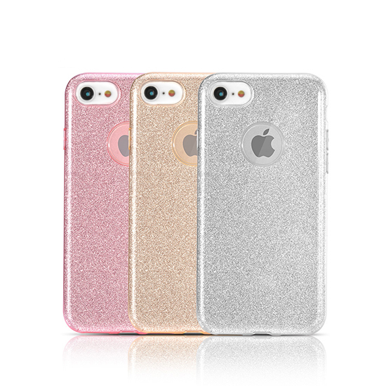 Třpytivé pouzdro pro Apple iPhone 11 - Stříbrná - Typ 2