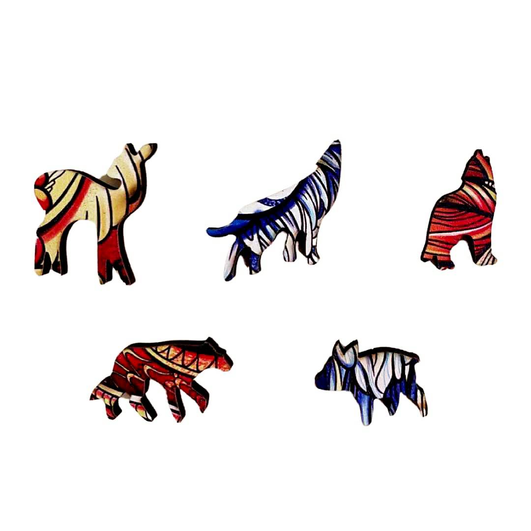 Dřevěné puzzle-Einhorn/M