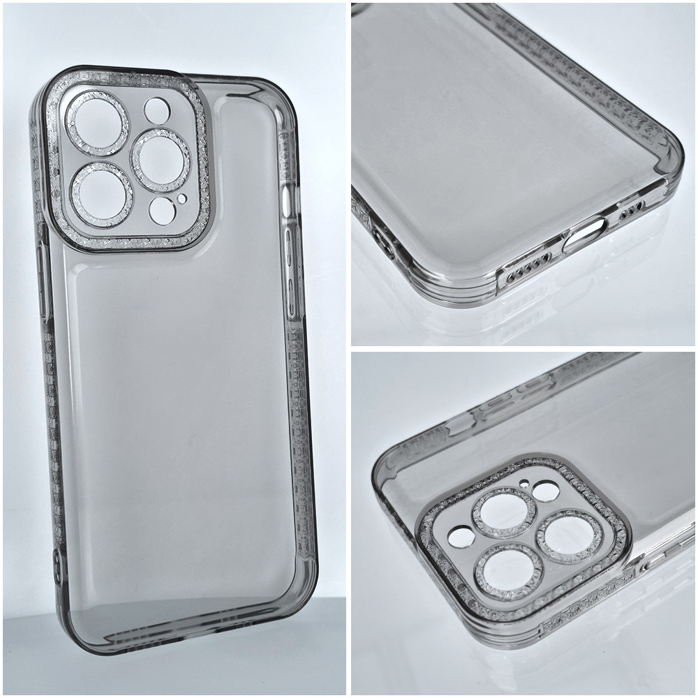 Crystal diamond pouzdro pro Xiaomi Redmi 9A - Transparentní