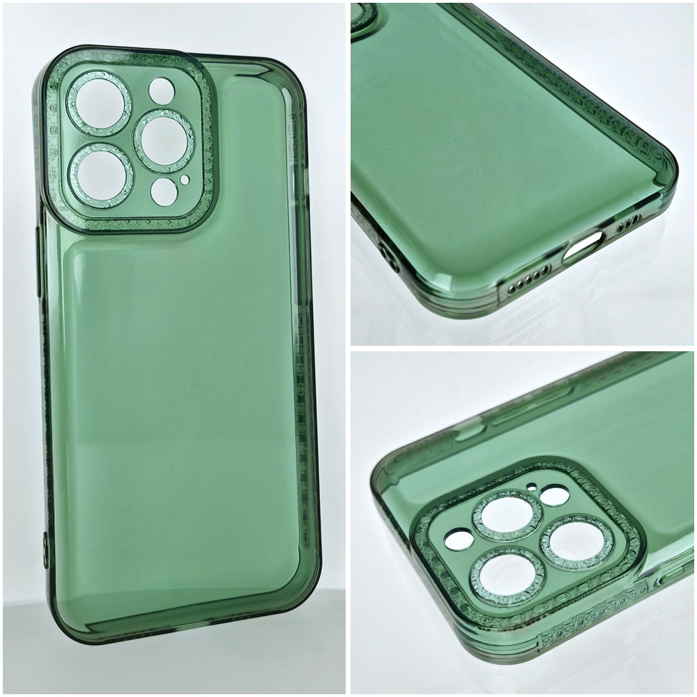 Crystal diamond pouzdro pro Xiaomi Redmi 9A - Transparentní