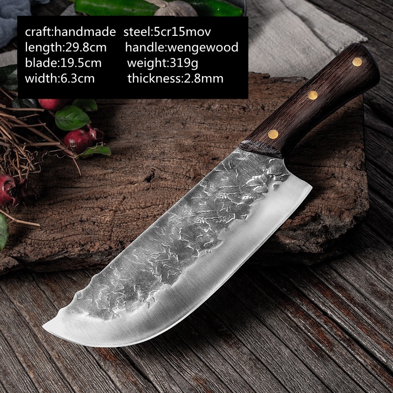 Kuchyňský sekací nůž KA-14007 - Hnědá