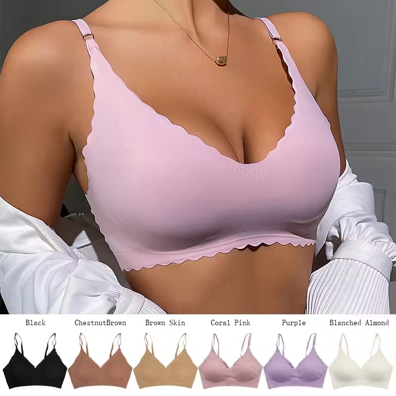 Bezešvá podprsenka EL-30868 - Černá/XL