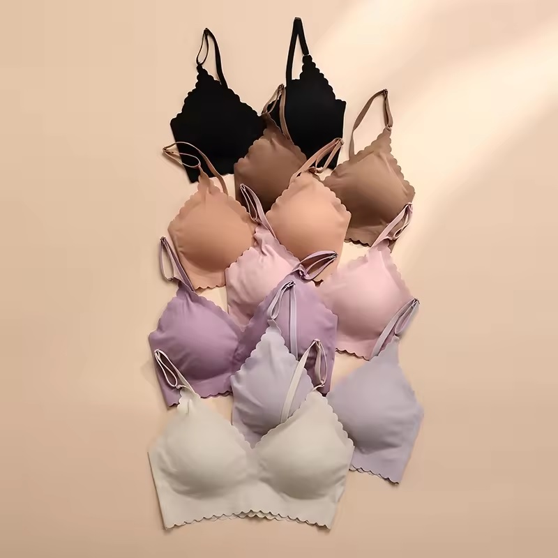 Bezešvá podprsenka EL-30868 - Černá/XL