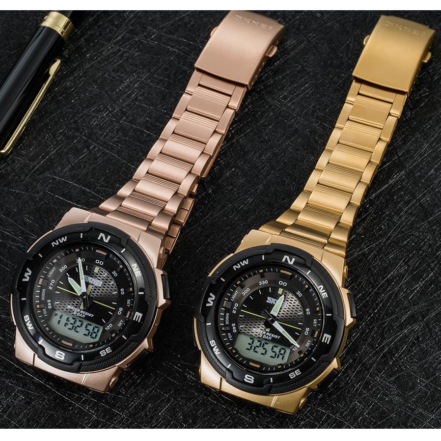 Hodinky SKMEI AL-23720 - Růžovozlatá