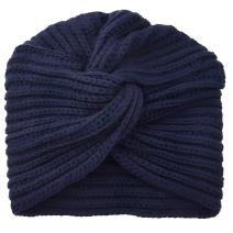 Turbanová Čepice - Tmavě Modrá