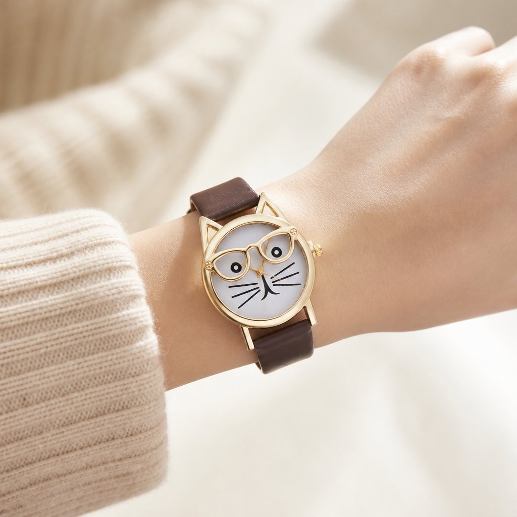 Hodinky CA-12846 - Hnědá