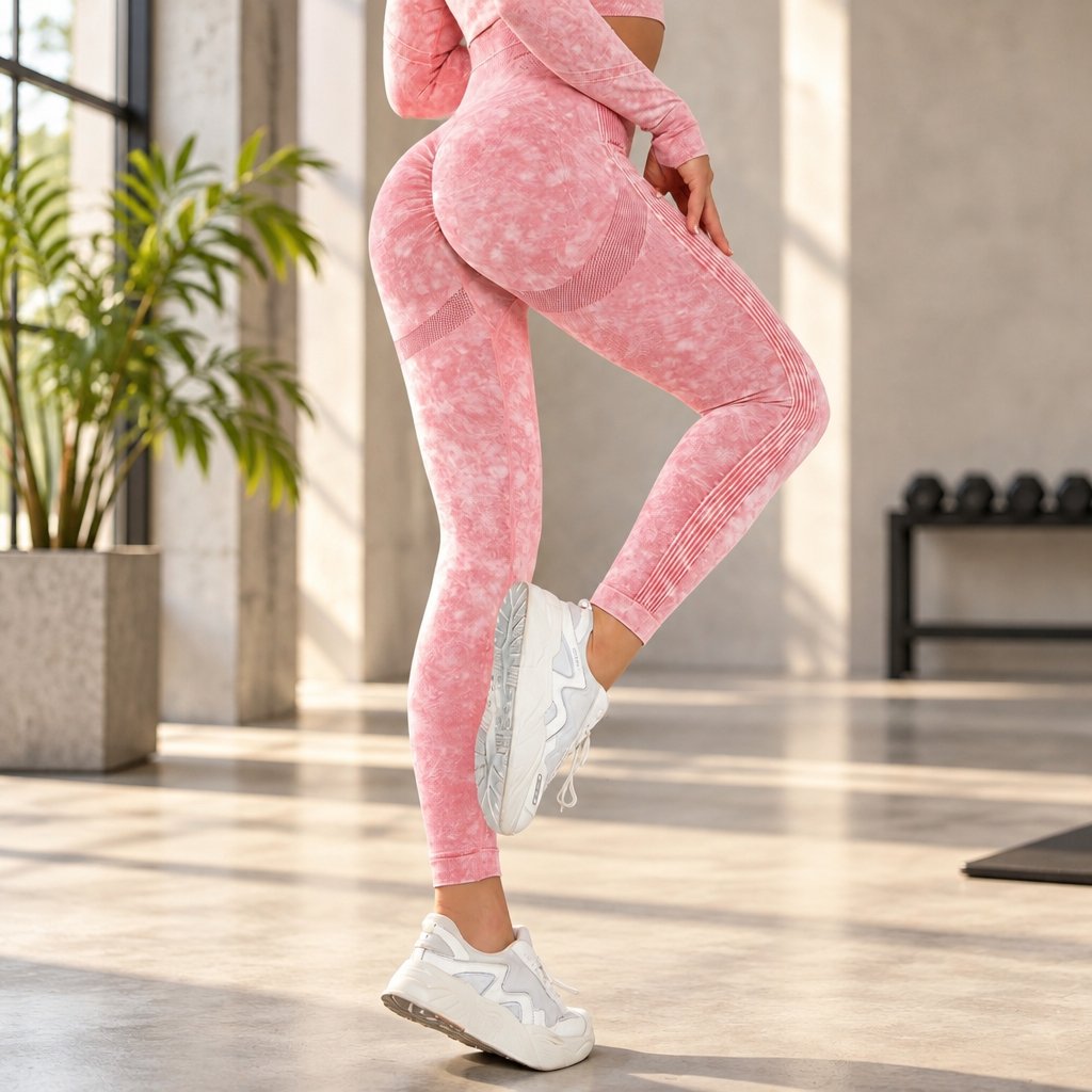 Push Up Legíny JE-15518 - Růžová/S