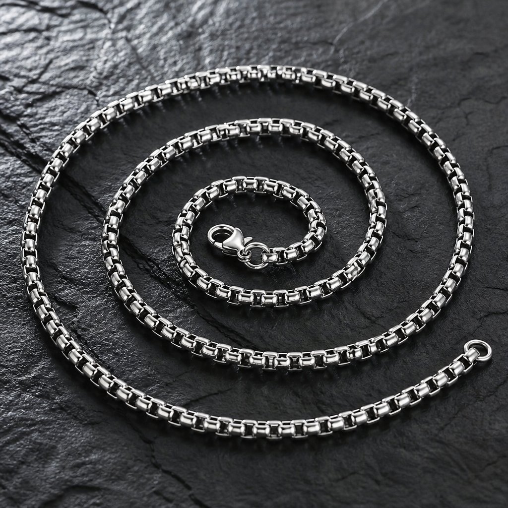 Řetízek TA-34555 - Stříbrná/60cm/2mm